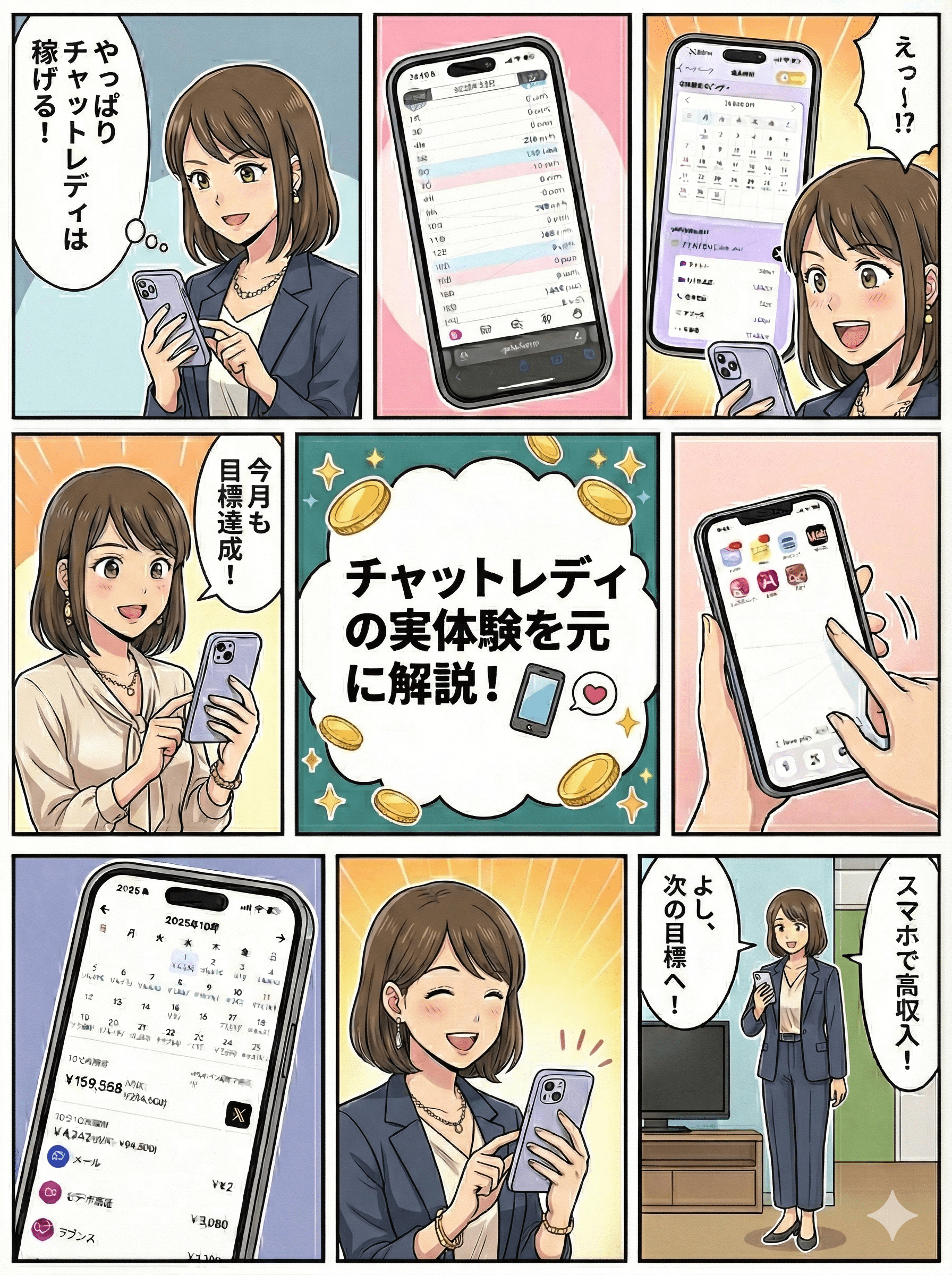 実際に5年間チャットレディとして稼いでいる私が全ての記事を執筆しています。